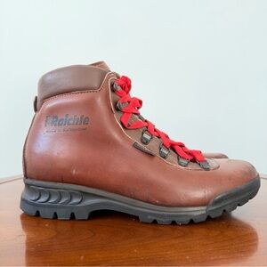 Vintage Raichle Men’s Brown Leather Hiking Boots | US 8